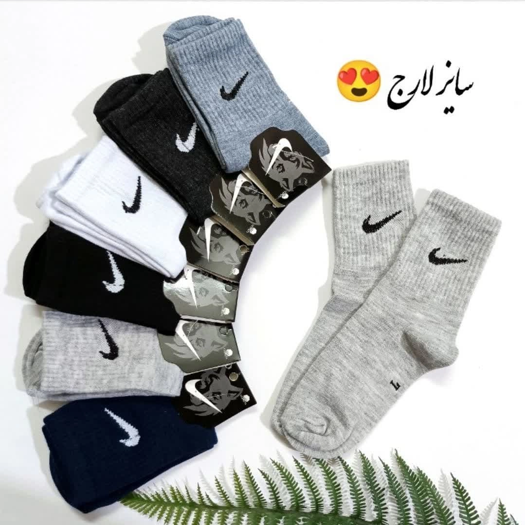 جوراب ساقدار کش انگلیسی طرح نایک مناسب 2 تا 14 سال