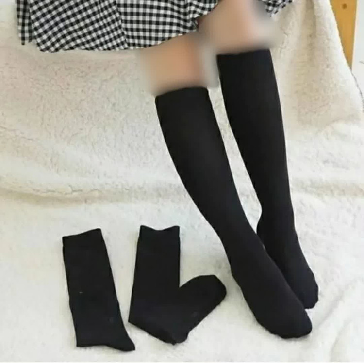 جوراب سه ربع رنگی ساده