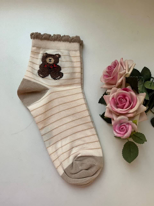 جوراب نیمساق ست خرس کش کنگره ای