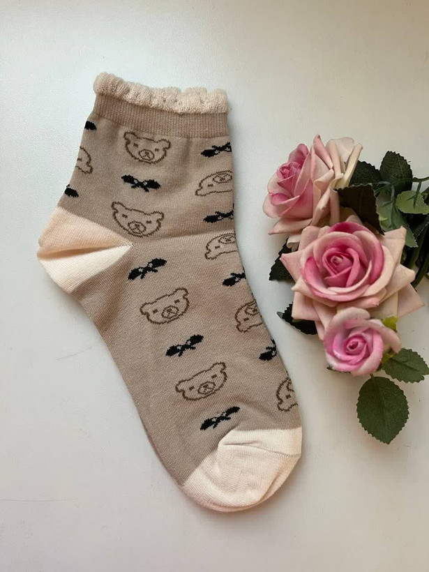جوراب نیمساق ست خرس کش کنگره ای