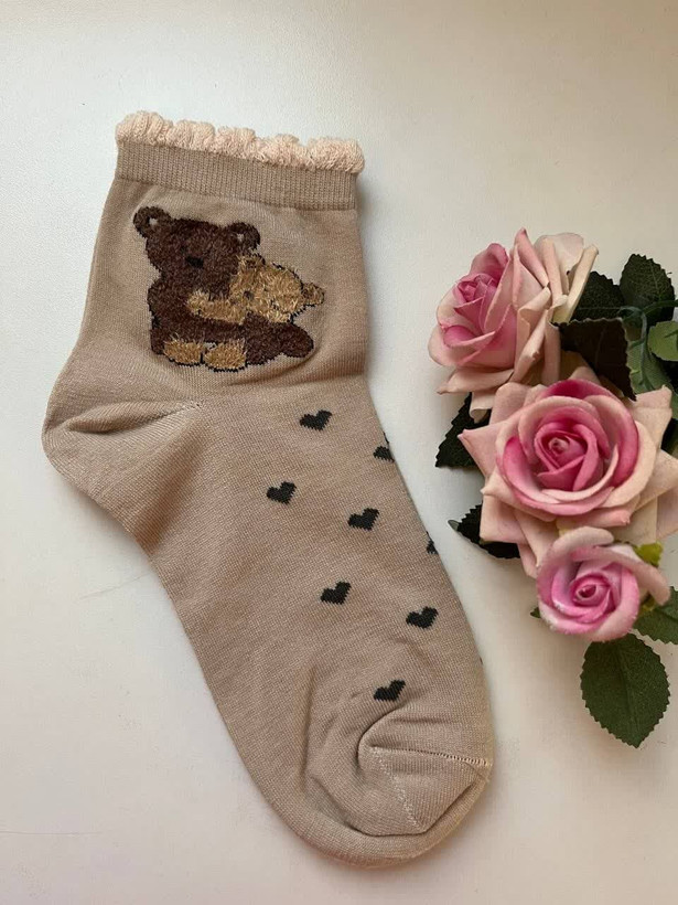 جوراب نیمساق ست خرس کش کنگره ای