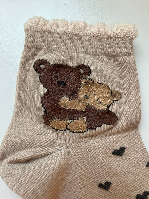جوراب نیمساق ست خرس کش کنگره ای