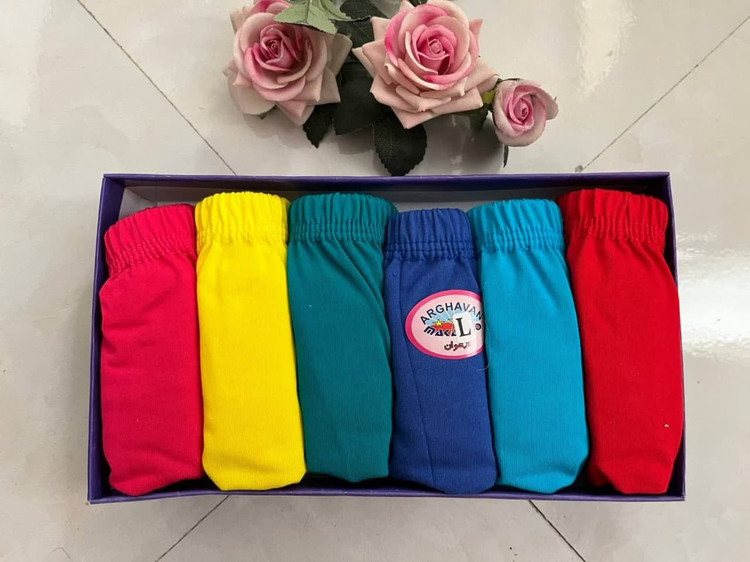 شورت نوجوان دخترانه سوپر نخ پنبه ارغوان طرح ساده رنگ های اکتیو مناسب 10 تا 13 سال