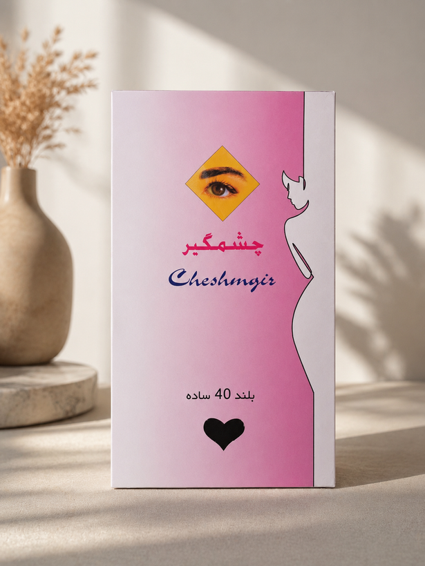 جوراب بالا زانو ساده مشکی بدون کفه ضخامت ۴۰