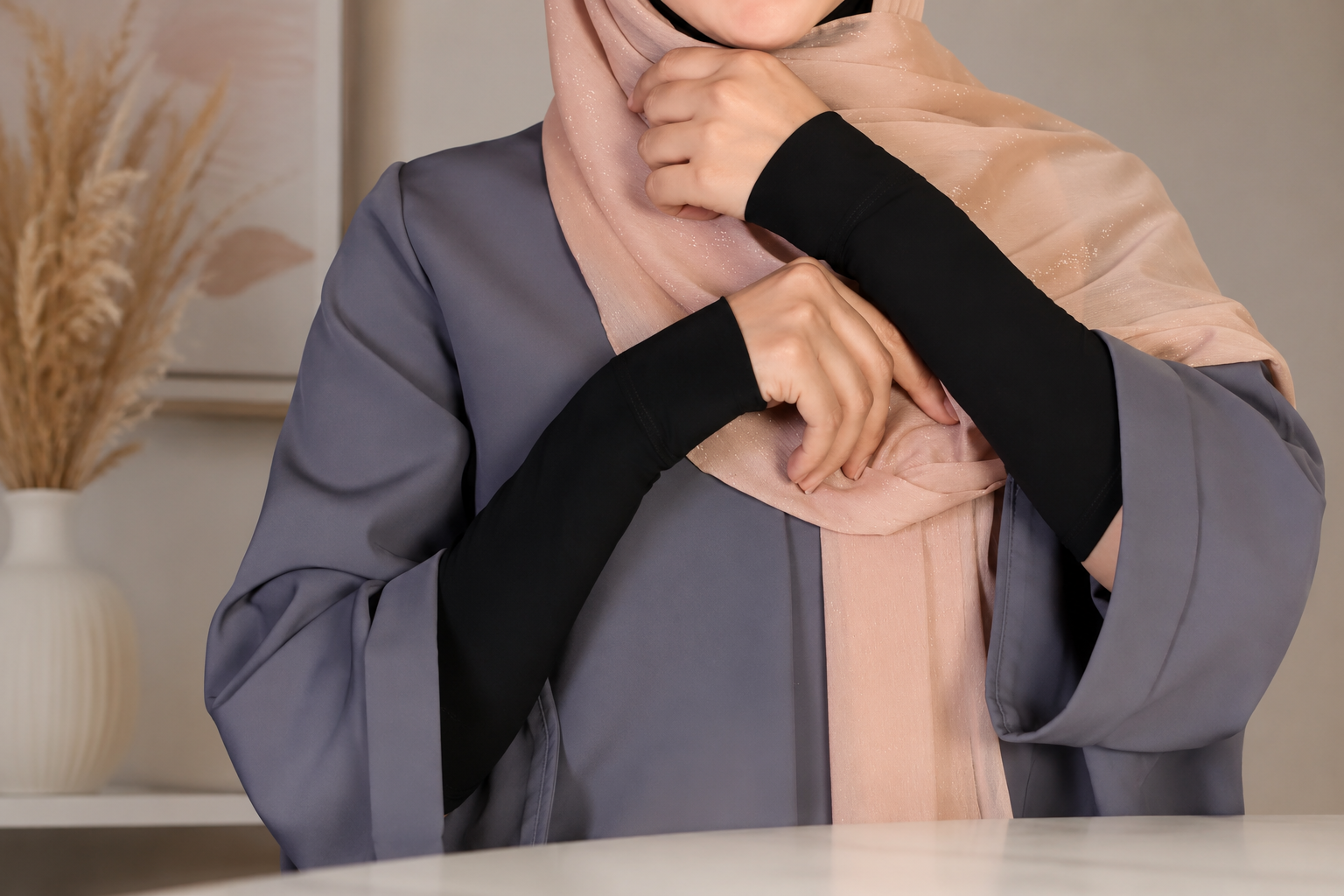 ساق دست مچ ساده کوتاه رنگی و مشکی